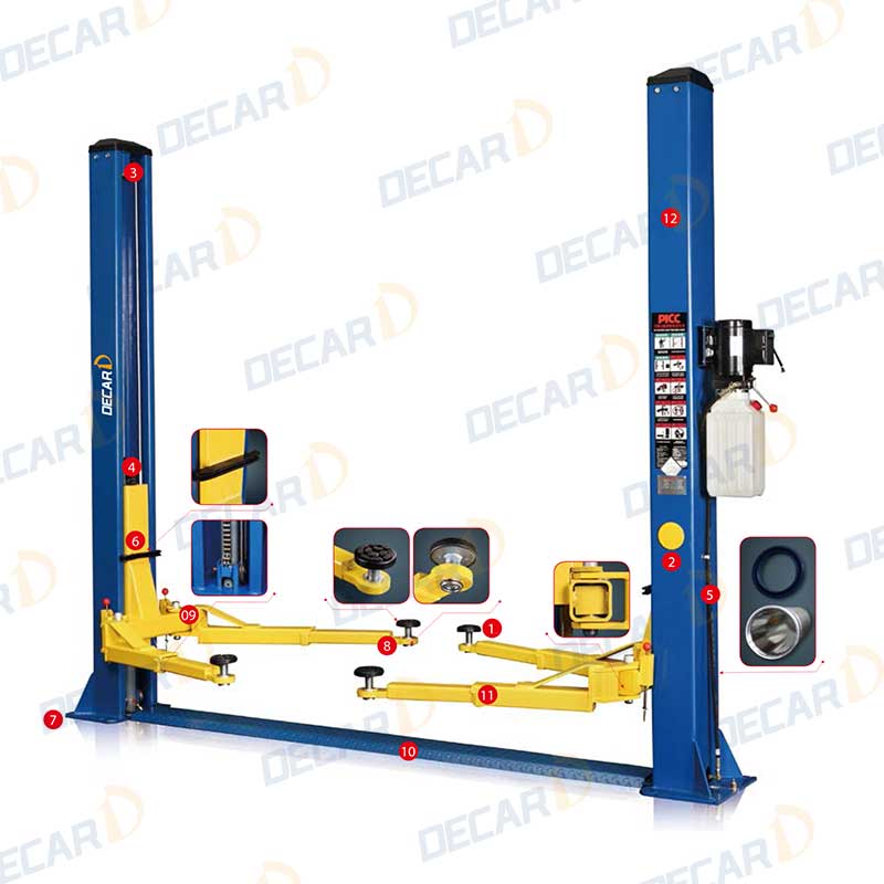 DK235SB Two Post Lift for Sale